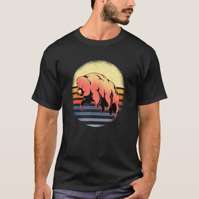 Water Bear Tardigrade Micro Animals Microbiologist T-Shirt (Front)