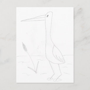 Water Bird Postcard