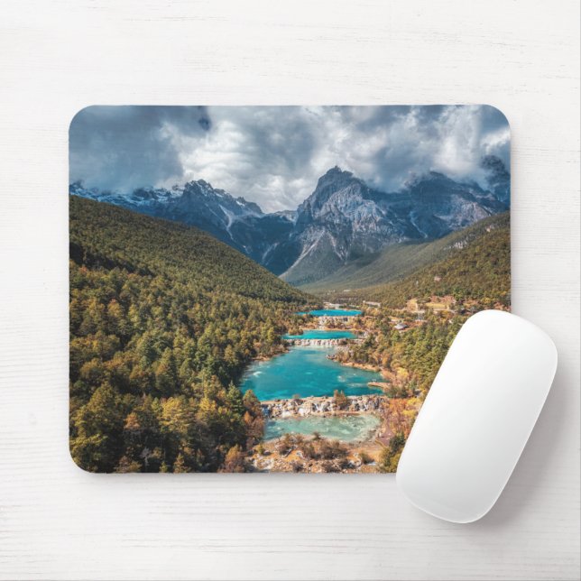 Water | Blue Moon Lake, China Mouse Pad (With Mouse)
