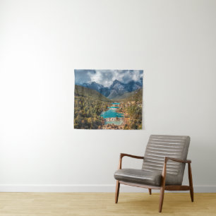 Water   Blue Moon Lake, China Tapestry