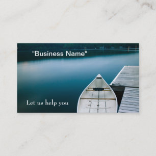 Water Boat Let us help you Business Card