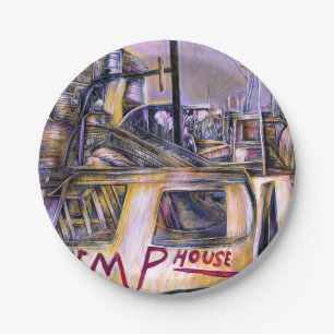 Water.born Mystery Meat, Israel Paper Plate