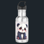 Water Bottle<br><div class="desc">This irresistibly cute panda illustration features big sparkling eyes,  chubby cheeks,  and soft cartoon shading,  perfect for kids' products or anyone who loves kawaii-style animals. Ideal for nursery decor,  baby shower gifts,  stationery,  or adorable merch like stickers and mugs. Brighten someone's day with this loveable panda</div>