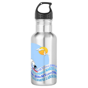 Water Bottle (18 oz): MLML 50th wave