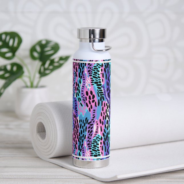 Water Bottle Animal Print (Yoga)