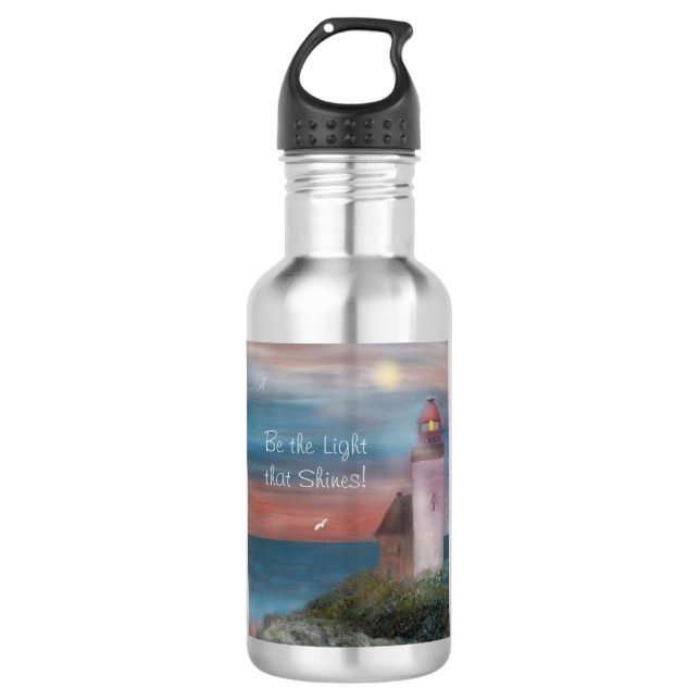 Water Bottle "Be the Light that Shines!" (Front)