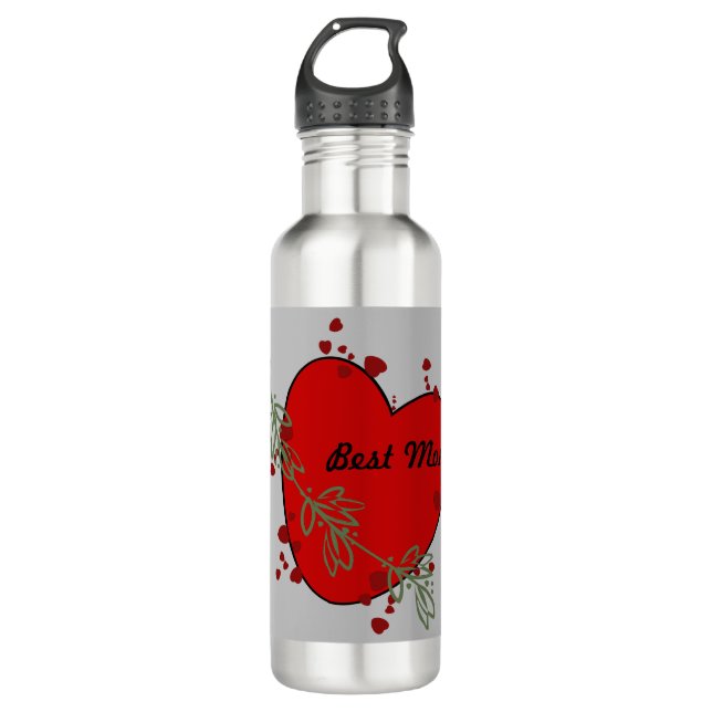Water Bottle "Best Mum" (Front)
