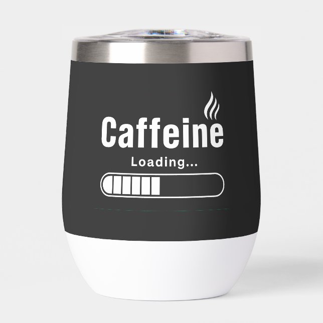 Water Bottle – “Caffeine Loading…” (Front)