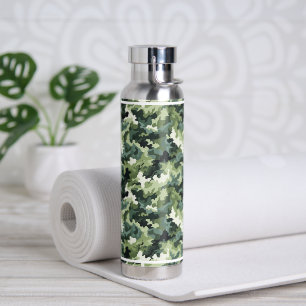 Water Bottle Camo Print