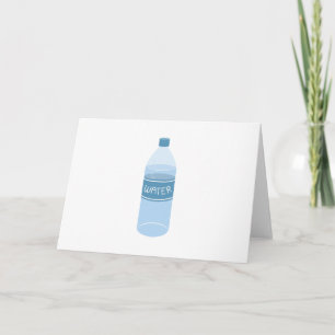 Water Bottle Card