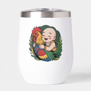 Water Bottle Chloe Baby Hugs Rooster