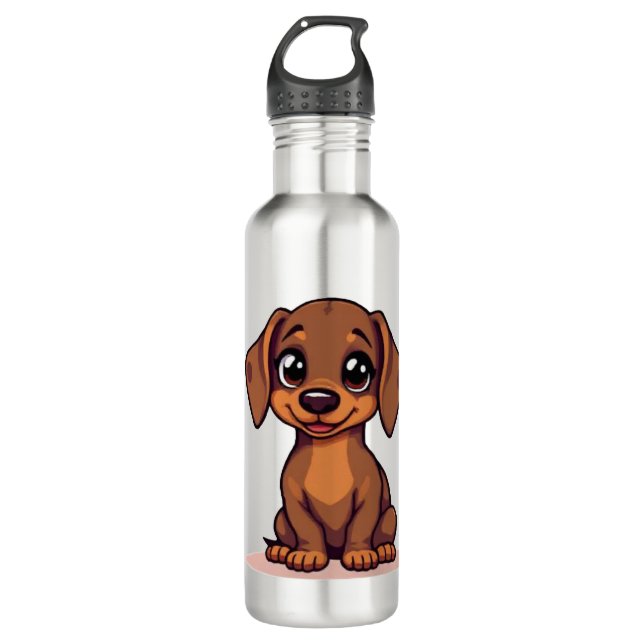 Water Bottle - Dachshund (Front)