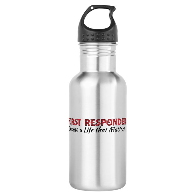 Water Bottle: First Responders 532 Ml Water Bottle (Front)