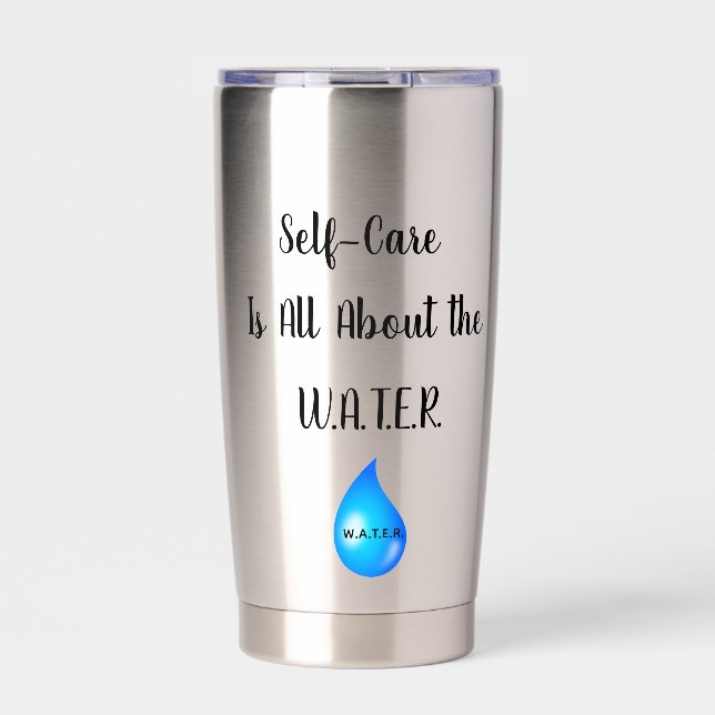 Water Bottle Insulated Tumbler (Front)