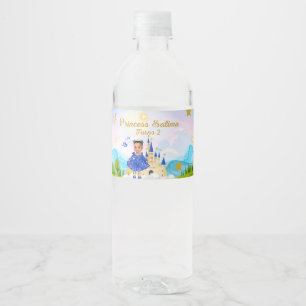 water bottle label