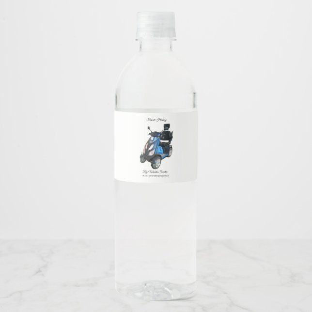 Water Bottle Label (21 cm x 5.4 cm) 4pk (Front)