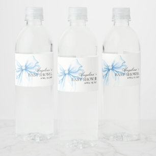Water Bottle Label Baby Shower.