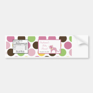 Water Bottle Label Jungle Queen Tiger Safari Zoo