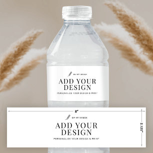 Water Bottle Label Printing Upload Your Design
