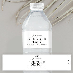Water Bottle Label Printing Upload Your Design