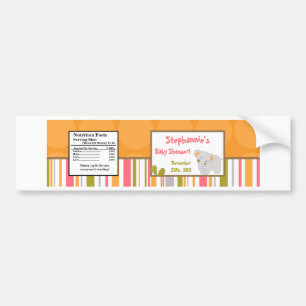 Water Bottle Label Tropical Punch