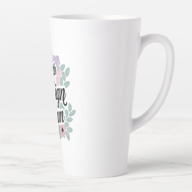 Water Bottle Latte Mug (Right)