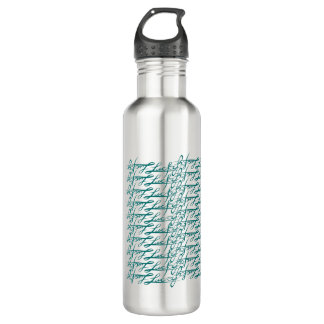 Water Bottle: Lucky Script 710 Ml Water Bottle