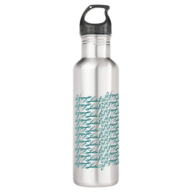 Water Bottle: Lucky Script 710 Ml Water Bottle (Front)
