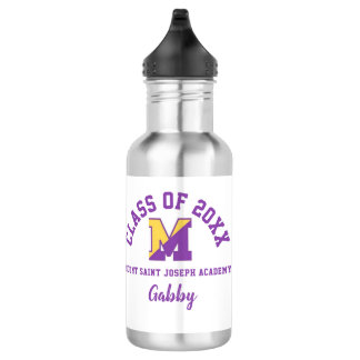 Water Bottle Mount Saint Joseph Academy Logo