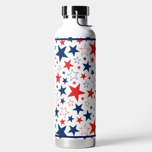 Water Bottle Patriotic Stars