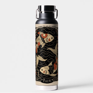 Water Bottle Pisces Celestial Zodiac Art