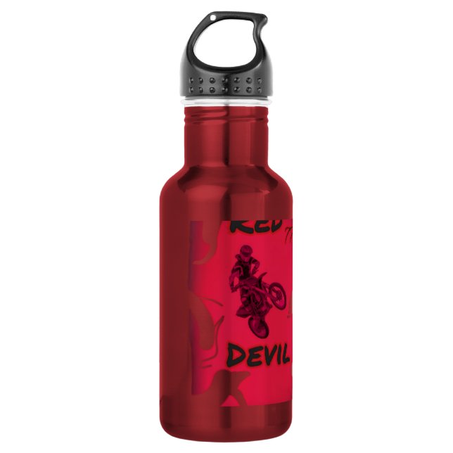 Water Bottle red devil  (Front)