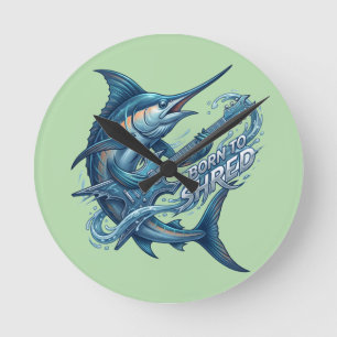 Water Bottle Round Clock
