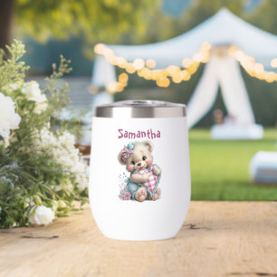 Water bottle Teddy Bear Baby Shower 
