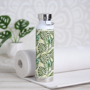 Water Bottle Tropical Palms