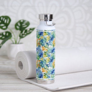 Water Bottle Tropical Palms