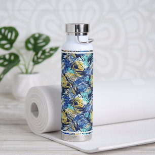Water Bottle Tropical Palms
