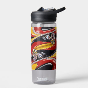 Water bottle with Belgian Colours Design