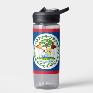 Water bottle with flag of Belise