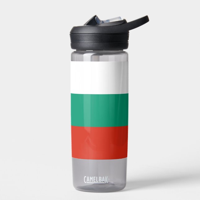 Water bottle with flag of Bulgaria (Left)