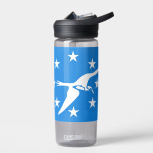 Water bottle with flag of Corpus Christi, U.S.