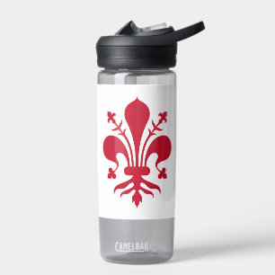 Water bottle with flag of Florence, Italy