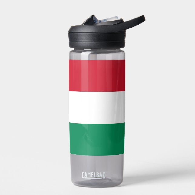 Water bottle with flag of Hungary (Left)
