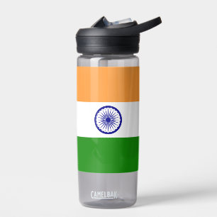 Water bottle with flag of India