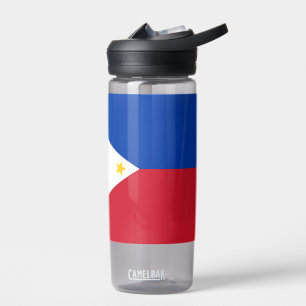 Water bottle with flag of Philippines