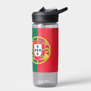 Water bottle with flag of Portugal