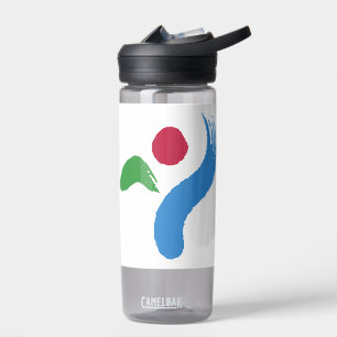 Water bottle with flag of Seoul, South Korea