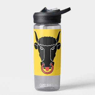 Water bottle with flag of Uri, Switzerland
