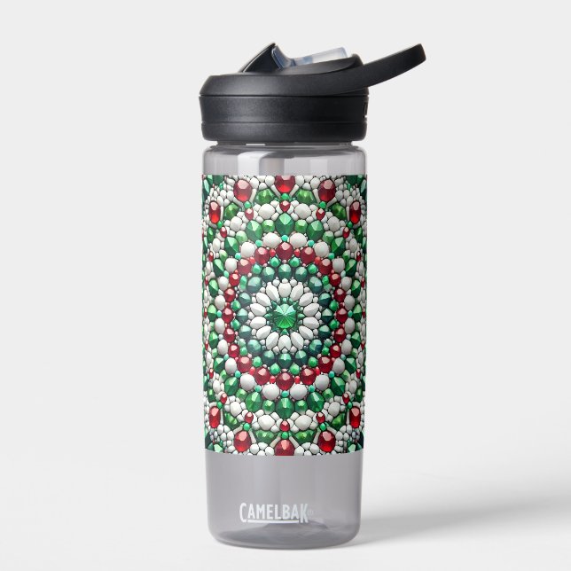 Water bottle with Italian Colours Design (Left)