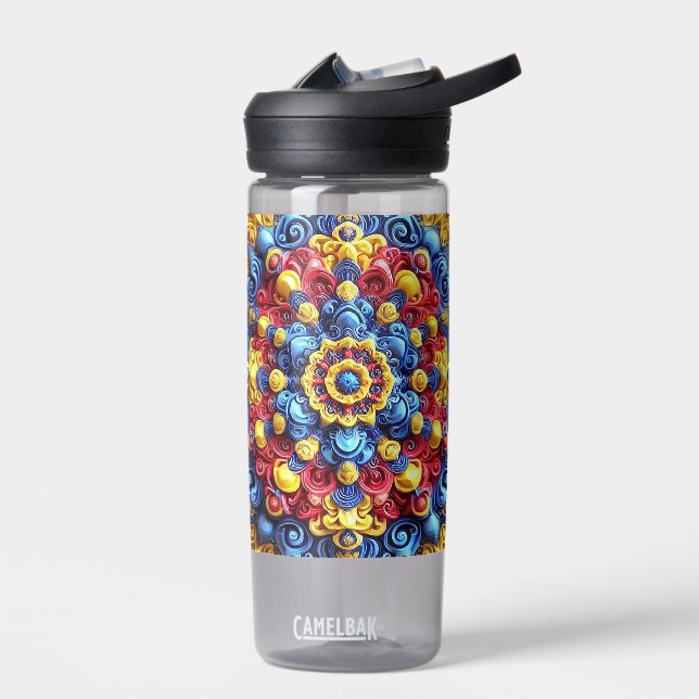 Water bottle with Romanian Colours (Left)